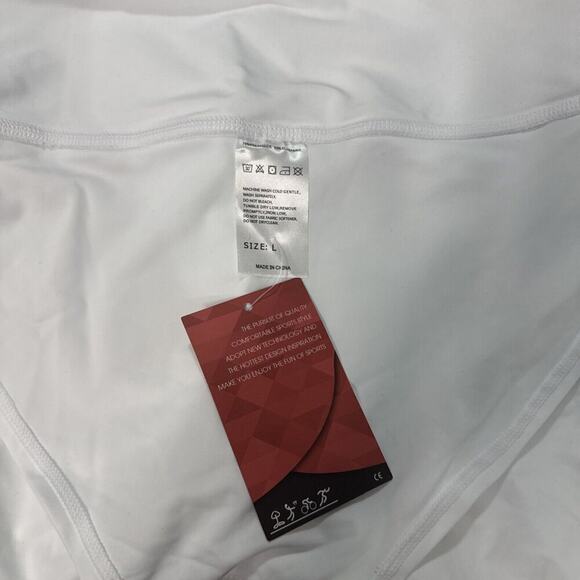 Santiny Womens Size L Shorts High Waisted Swim Surfing Travel Vacation Resort - Picture 6 of 8